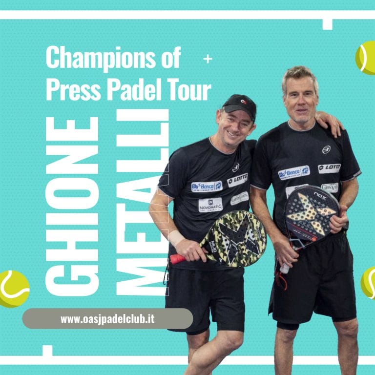 GHIONE / METALLI VINCONO IL Press Padel Tour